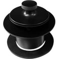 thumbnail image 6 of Westbrass Universal Thread Twist & Close Bathtub Drain Trim with Adaptor and No-Hole Overflow Cover, Matte Black, 6 of 9
