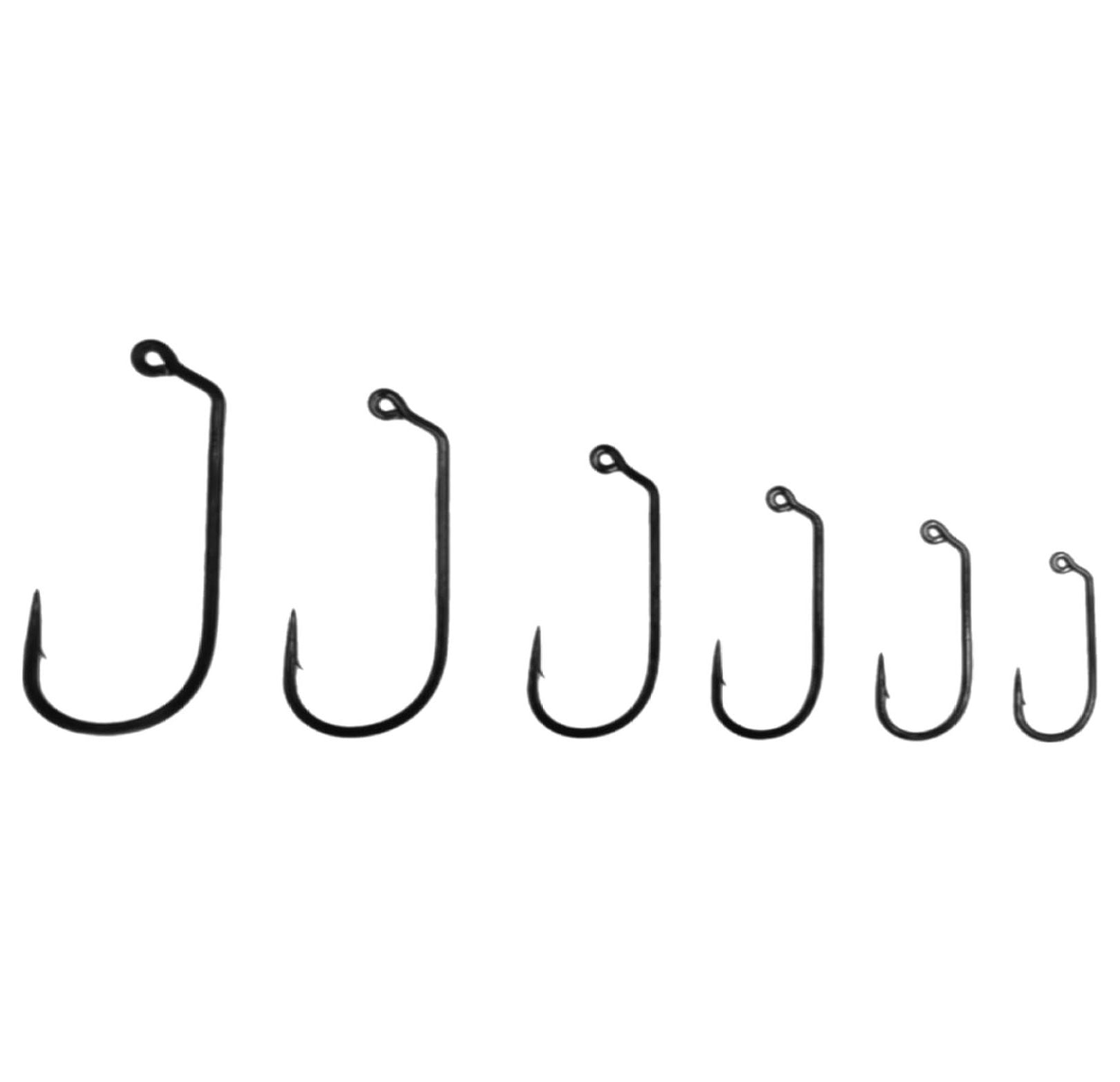 Mustad 32824 2X Strong Ultra Point 60 Degree Jig Fishing 100 Pack 1/0-6/0, DIY Jig, Fits The Do It Molds Great for Pouring Your Own Fishing Jigs