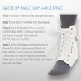 thumbnail image 7 of Swede-O Ankle Lok Reinforced Laced Ankle Brace for Sports, White, XSmall, 7 of 7