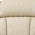 thumbnail image 6 of Recliner Sofa with LED Lights, Living Room Furniture Breathing Power Leather Sofas with Storage Console/Cup Holders, 6 of 13