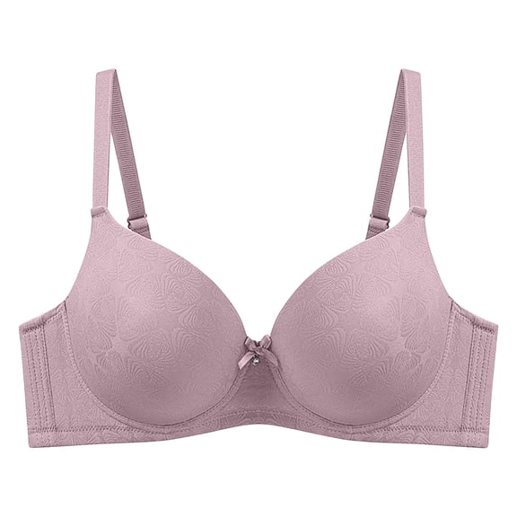 SELONE Underwire Bras for Women Push up D Cup Plus Size Lightly T Shirt Bra Spaghetti Strap Bras Comfortable Underwear