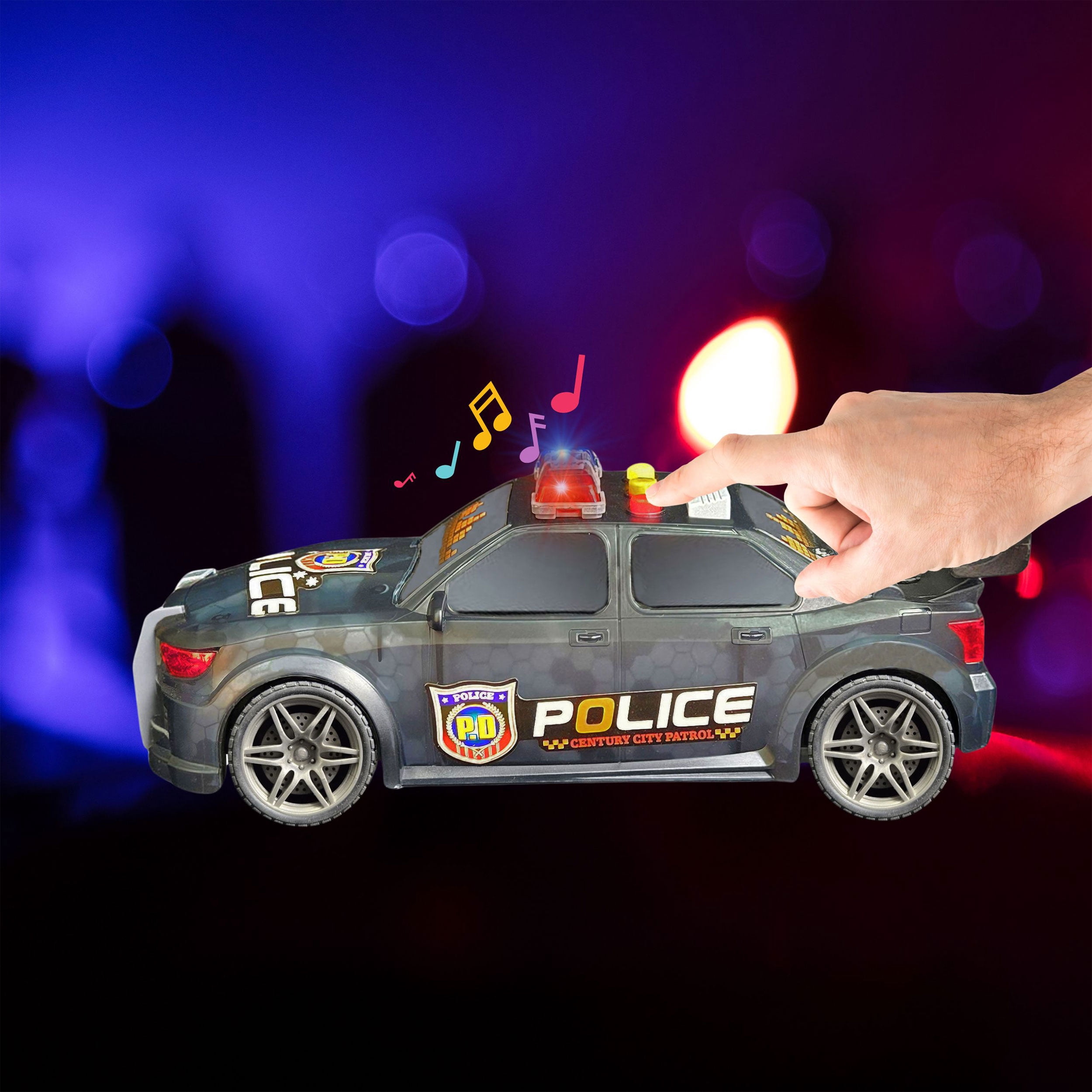 Friction Powered Police Car Toy for Toddlers and Kids – Durable Push-and-Go Patrol Vehicle for Imaginative Play