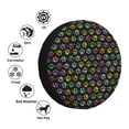 thumbnail image 3 of JUNZAN Colorful Paw Spare Tire Cover Wheel Protector for Truck SUV Trailer Camping Rv Tire Covers-14 inch, 3 of 8