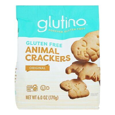 Glutino Cookie Animal Crackers Original 6 oz (Pack of 6)