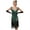 Green - Sequin, variant on Women’s 1920s Vintage Flapper Dress Gatsby Sequins Fringe Tassels Dresses Wedding Party Cocktail Evening Gown XS Gold