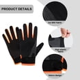 thumbnail image 3 of 1 par de guantes de ciclismo de seda de hielo de verano pantalla táctil al aire libre dedo completo estilo fino protector solar transpirable de secado rápido, 3 of 5