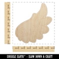 thumbnail image 2 of Adorable Angelic Feathered Right Wing Wood Shape Unfinished Piece Cutout Craft DIY Projects - 6.25 Inch Size - 1/8 Inch Thick, 2 of 7