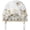 White, variant on Muslim Lace Pearls Hat Mesh Bead Tube Paired Wrap Cap With Thread Embroidered Head Wrap Cover For Dubai Arabian Women