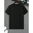 thumbnail image 2 of 1 pc 100% Cotton Fashion Star Print Men's Crew Neck Comfy Breathable Short Sleeve T-shirt, 2 of 5