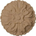 thumbnail image 1 of Ekena Millwork ROS03X03KECH 3,62 Po x 3,62 Po H x 0,68 Po Rosette- Cerise- Accent Architectural, 1 of 1