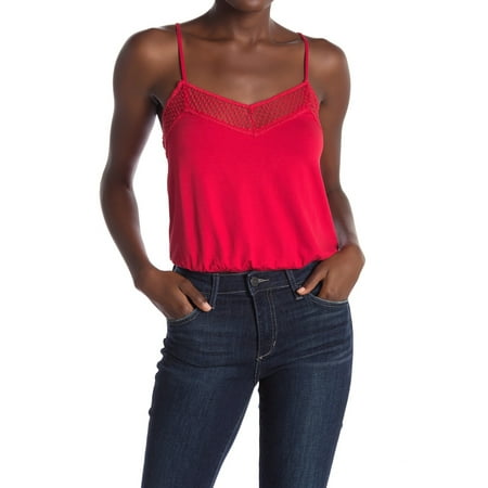 Mesh Polka Dot Bustier - Hiatus Swiss Polka Dot Mesh Women's Large Tank Cami Blouse