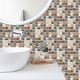 thumbnail image 4 of Placa Para Salpicaduras De Piedra Sintética Para Despegar Y Pegar, Azulejos De Pared De PVC Con Apariencia De Mármol, Azulejos De Mosaico De Metal Dorado Mixto De PVC Con, 4 of 7