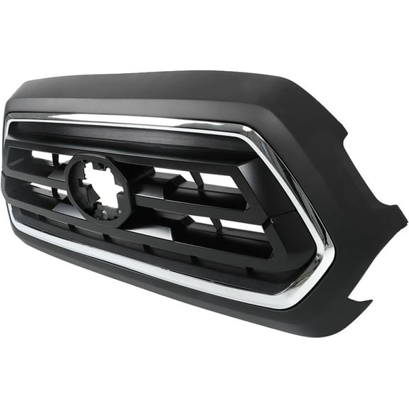 munirater Front Grille Assembly black with Chrome Molding Replacement for Tacoma 2016-2021