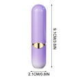 thumbnail image 3 of WIZUTIZ Creative Lipstick Lighter Refillable Butane Lighter Cool Stylish Windproof Lighters 9.3 Cm Torch Flame Funny Gifts for Women & Girlfriend Party Favor Purple, 3 of 5