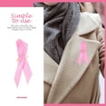 thumbnail image 4 of HONITANO 100Pcs Cancer Awareness Accessories Pink Polyester Ribbons for Fundraising and Support, 4 of 6