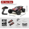 thumbnail image 2 of 1:10 Large Rc Cars,18-Inch Remote Control Car Trucks with Lights,45+KM/H RC Off-Road Electric Truck, Includes 2 Rechargeable 2600mAh Batteries, Rc Cars for Adults & Boys, 2 of 8