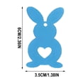 thumbnail image 3 of HongHeng Clearance Under $2.00 Bunny Wooden Pendant Bunny Shape Easter Cutout Decoration, 3 of 6