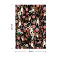 thumbnail image 3 of 4 Pcs Funny Kitchen Towels,Boston Terrier Dog with Flower-1 Microfiber Dish Towels,Kitchen Tea Towels,Kitchen Towel Set (18" X 26"), 3 of 3