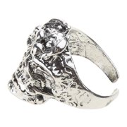 Aellinatey Skull Shaped Adjustable Rings Alloy Material Finger Rings Gift for Women Man