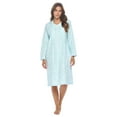 thumbnail image 6 of Casual Nights Women's Flannel Floral Long Sleeve Nightgown, 6 of 6
