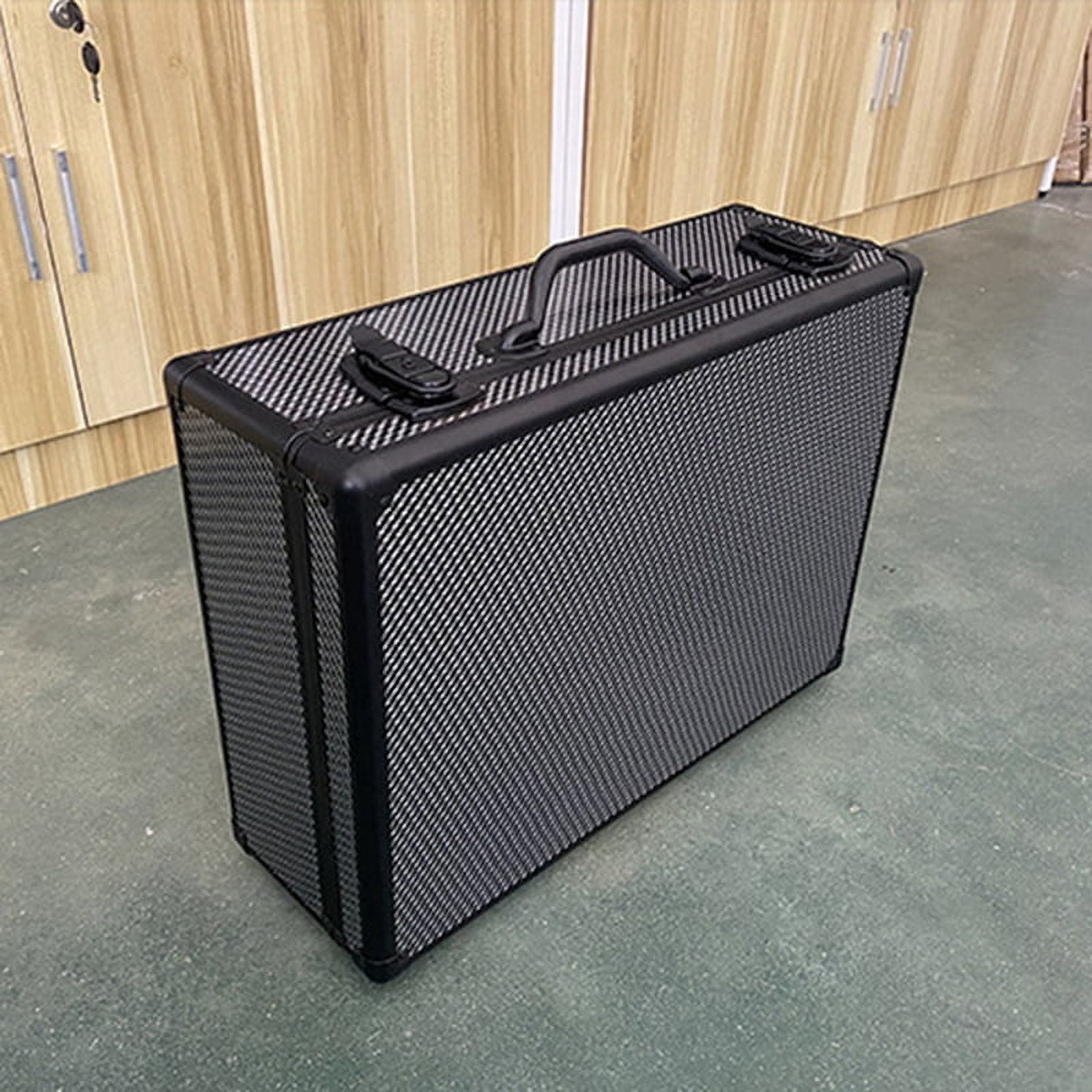 Carbon Fiber Tool Box Aluminum Tool Case Suitcase Equipment Hard Carry Bag Instrument Hard Case Portable Toolbox B