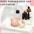 thumbnail image 2 of Body Powder Puff and Container Tioncy, 3 unidades, con funda de cristal, 2 of 7
