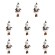 thumbnail image 1 of Adorno Muñeca para Navidad Hecho A Mano Del (Papá Noel), 1 of 4