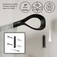 thumbnail image 3 of Umbra Loop 1" (2.5 cm) Curtain Rod, 42-120" (107-305 cm), 3 of 13