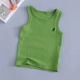 thumbnail image 2 of Summer Savings Clearance 2025! Loopsun Boys Girls Tank Tops, Children's Cotton Printed Sleeveless Round Neck Tank Top Green 3-4 Years, 2 of 4