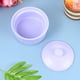 thumbnail image 3 of EeaseMX Recipiente de cerámica para hornear, resistente al calor, para pudín, gelatina, postre, tazón pequeño con tapa para cocina casera (morado), 3 of 7