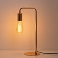 thumbnail image 4 of Bedroom, Guest Room, Rose Gold Industrial Table Lamp For Bedside Table, 4 of 6