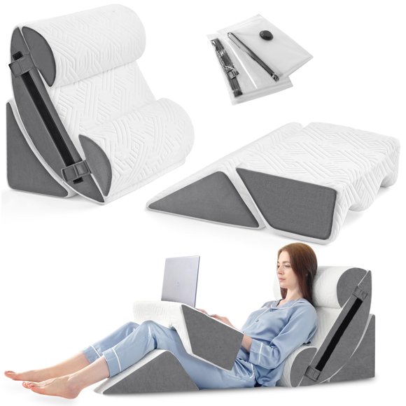 Juego de almohadas ortopédicas con forma de cuña Yojoker para dormir, 6 piezas