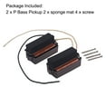 thumbnail image 4 of maskred 2 Pieces P-Bass Soundhole Pickups with Mounting Screws String Bridge Precision Replacement Parts Maintenance Kit Accessories, 4 of 6
