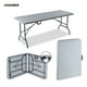 thumbnail image 3 of Mesa Plegable Blanca 180 cm + 6 Sillas Plegables Blancas LOOMBER, 3 of 5