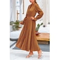 thumbnail image 4 of Vestido PRETTYGARDEN Boho Floral Manga Larga Cuello en V XL, 4 of 8