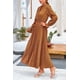 thumbnail image 4 of Vestido PRETTYGARDEN Boho Floral Manga Larga Cuello en V XXL, 4 of 8
