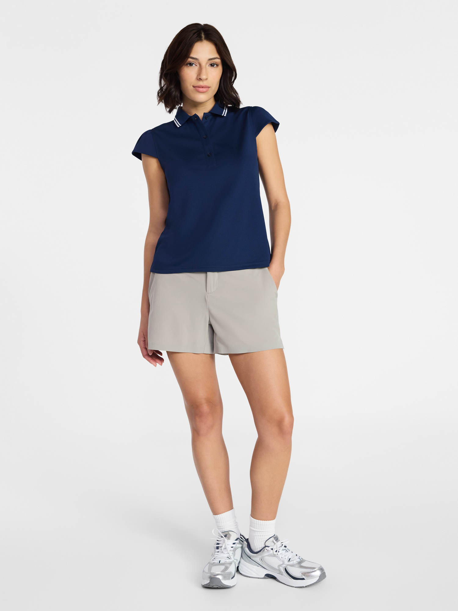 Avia Women's Golf Polo with Short Sleeves, Sizes XS-XXXL