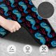 thumbnail image 3 of Fotbe Blue Seahorse Juego de 4 Tapetes para Auto con Estampado – Alfombrillas de Goma Reforzada, Diseño Antideslizante, Protección para Todo el Año – Vehículos, Autos, Camionetas y SUVs, 3 of 7
