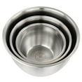 thumbnail image 4 of Martha Stewart  3 Piece Stainless Steel Mixing Bowl and Lid Set, 4 of 5