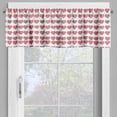 thumbnail image 4 of Ambesonne I Love You Valance & Curtain, Romance Relationship, 55"x45", Charcoal Grey Coral, 4 of 6