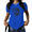 Blue, variant on Women's Triple Skull Graphic T-Shirt Stacked Floral Botanical Art Tee Dark Summer Black Top