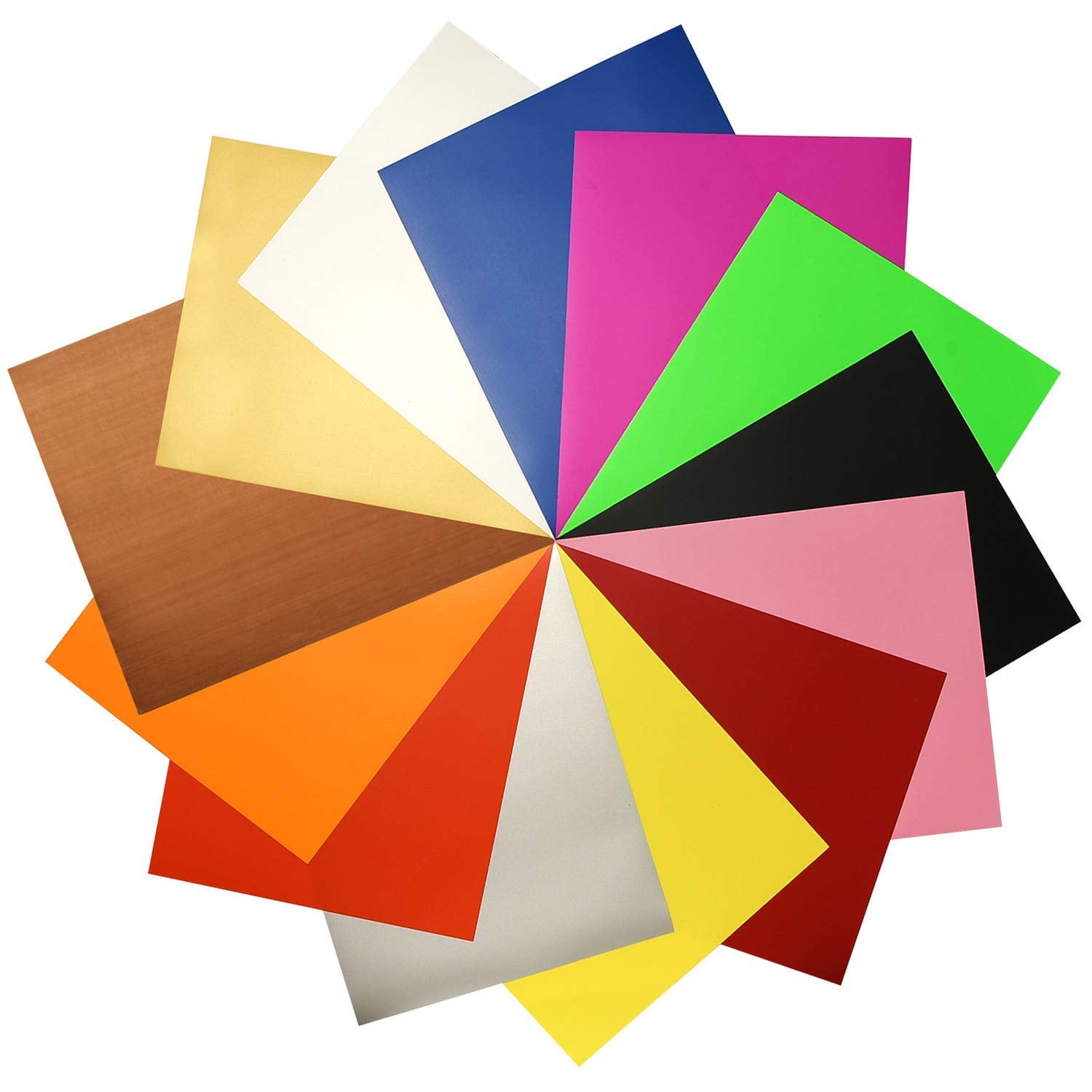 43 Pack 12/" x 10/" PU Iron on ... JANDJPACKAGING HTV Heat Transfer Vinyl Bundle