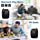 thumbnail image 3 of Jinsinto Voice Amplifier 10W Rechargeable PA System Speaker with Wired Microphone Headset Stand MP3 Playback for Teachers, Yoga, Tour Guides, Coaches, 3 of 5