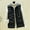 Black, variant on Womens Sleeveless Vest Stand Collar Jacket Zip Up Lightweight Pocket Self-cultivation Coat Wine XL(XL)