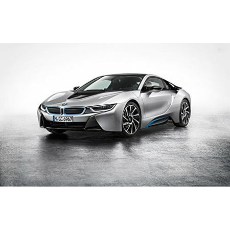 BMW I8 Hybrid Supercar Birthday Edible Image Photo 1/4 Quarter Sheet Cake Topper Personalized Custom Customized Birthday Party