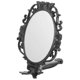 thumbnail image 2 of Rose Flower Design Folding Makeup Mirror Handheld Mirror Women Mirror for Home, 2 of 4
