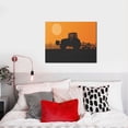 thumbnail image 4 of Picia tractor cultivating the land Pattern Decorative Picture – Unique Wall Art, Modern Canvas Print for Trendy Interiors (Horizontal), 4 of 6