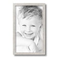 thumbnail image 2 of ArtToFrames 9" x 15" Bright Silver Picture Frame, 9x15 inch Silver Wood Poster Frame (WOM-4752), 2 of 8