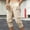 Khaki, variant on Mens 3/4 Pants Workout Jogger Yoga Capri Pants Drawstring Elastic Waist Pant with Multi Pockets for Running