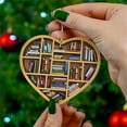 thumbnail image 4 of pstuiky Home Decor 2pc Pendant Decoration Bookcase Hanging Tag Christmas Tree Pendant Bookcase Hanging Tag Sale, 4 of 6